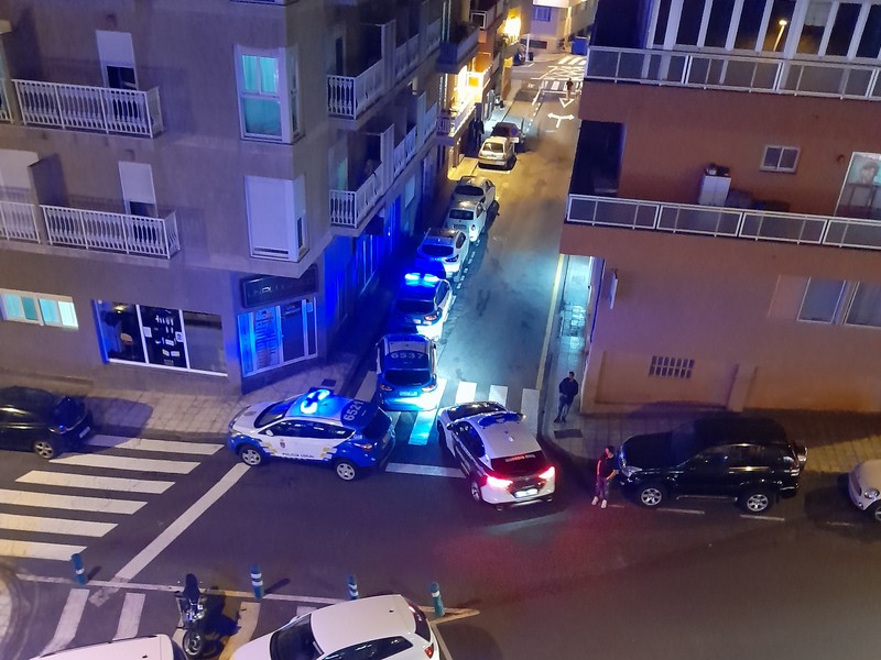 Policja El Medano Teneryfa Hiszpania